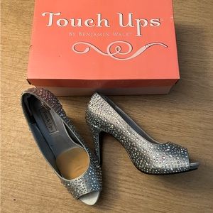 Sparkly, dressy heels.